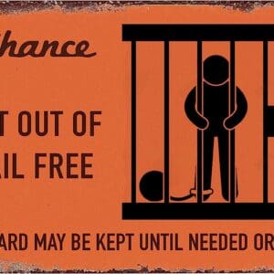 GET OUT OF JAIL RELEASE CARD